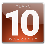 10 years warranty