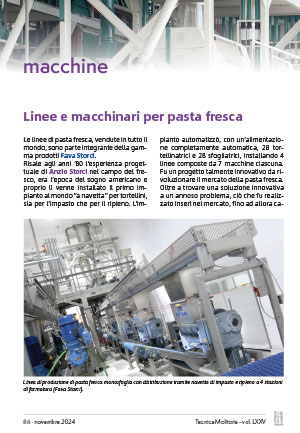 Linee e macchinari per pasta fresca